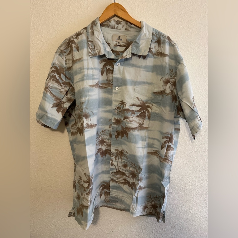 Solitude Vintage Men's Hawaiian Shirt XXL EUC ($10 WHEN ADDED TO A BUNDLE OF 3)